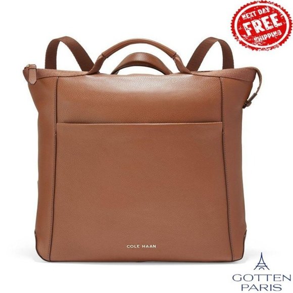 Cole Haan | Bags | Cole Haan Leather Convertible Backpack 
